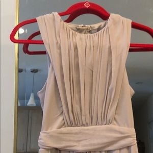Ruched dusty pink dress
